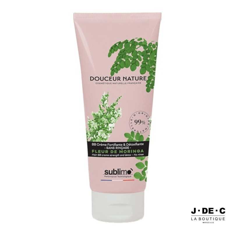 Hair BB Crème Fortifiante & Détoxifiante Fleur de Moringa - Douceur Nature • Sublimo