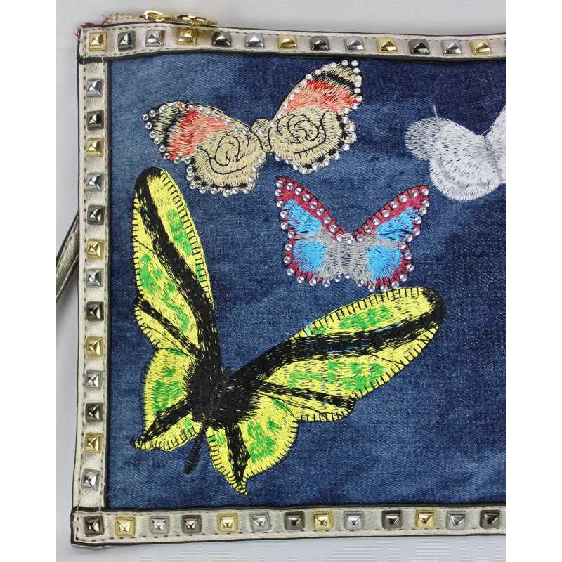 Pochette Papillons Jean's et Clous