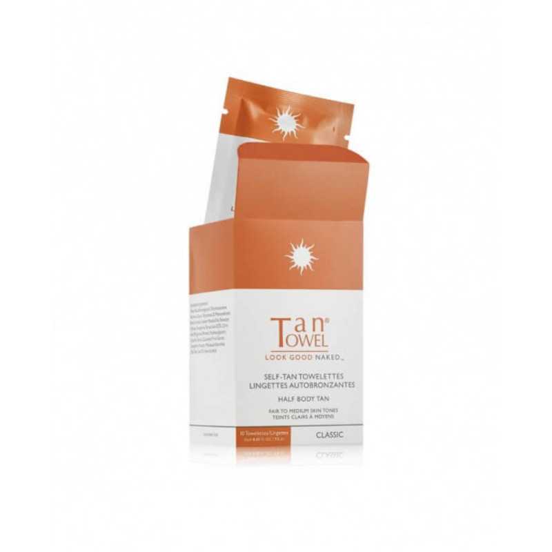 Demi-Corps Lingettes Auto-Bronzantes • TANTOWEL