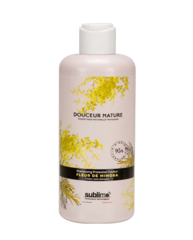 Shampooing Protection Couleur 250 ml Fleur de Mimosa - Douceur Nature - SUBLIMO