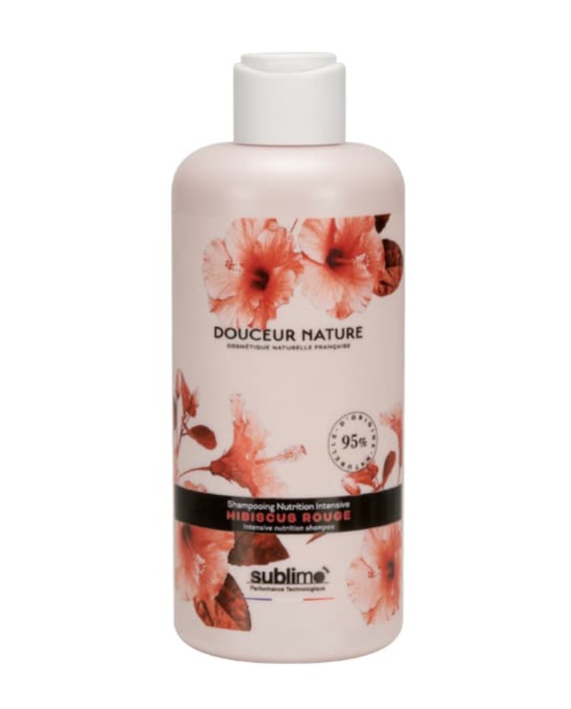 Shampooing Nutrition Intensive 250 ml Hibiscus Rouge Douceur Nature • Sublimo