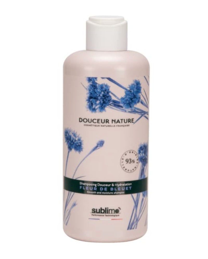 Shampooing Douceur & Hydratation 250 ml Fleur de Bleuet - Douceur Nature - Sublimo