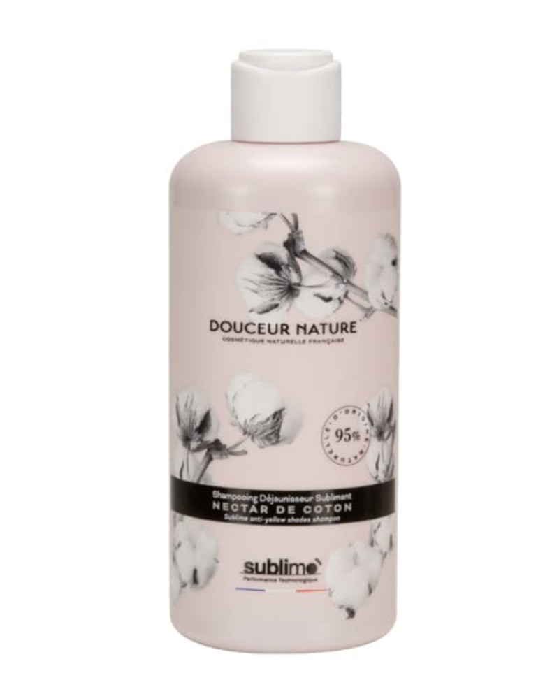 Shampooing Déjaunisseur Sublimant 250 ml Nectar de Coton DOUCEUR NATURE • SUBLIMO