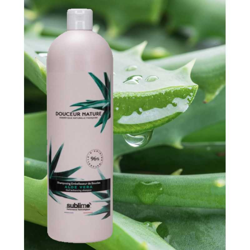 Shampooing Embelliseur de Boucles Aloe Vera • Douceur Nature 1 Litre • SUBLIMO