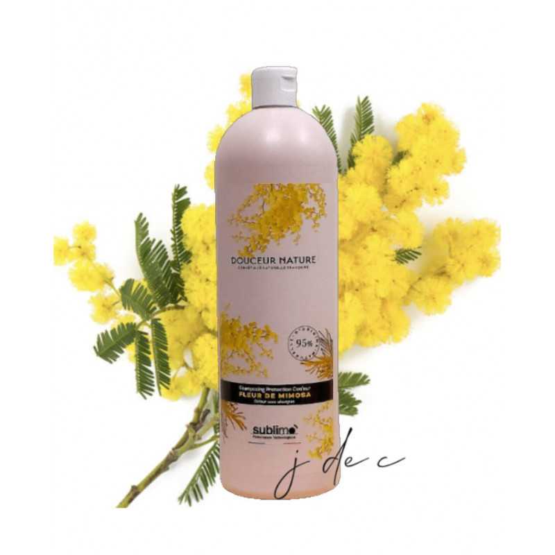 Duo Shampooing & Soin Profond Protection Couleur Fleur de Mimosa Grand Format - Douceur Nature SUBLIMO
