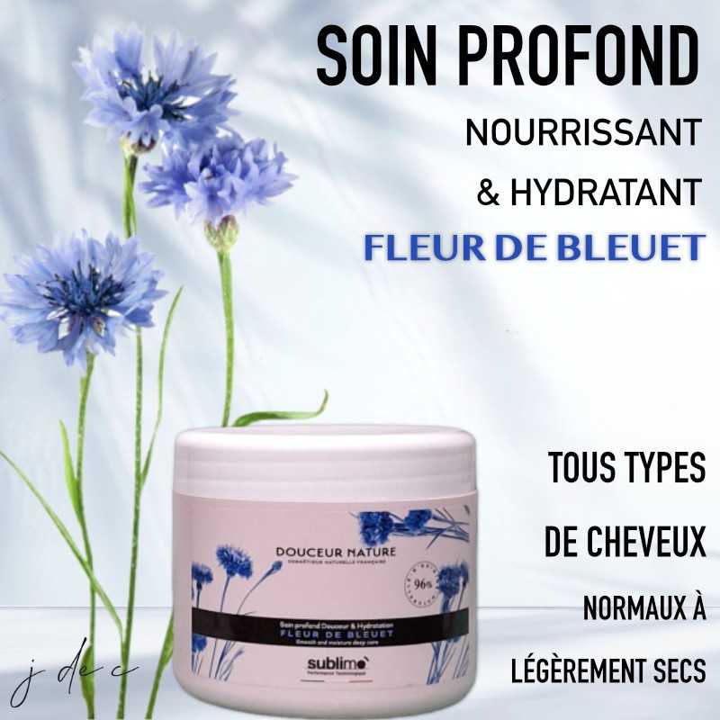 Soin Profond Douceur & Hydratation Fleur de Bleuet 500 ML - Douceur Nature • Sublimo