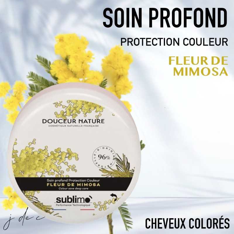 Soin Profond Protection Couleur 150 ml Fleur de Mimosa - Douceur Nature - Sublimo | Soin des Cheveux Colorés