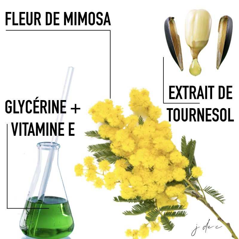 Shampooing Protection Couleur 250 ml Fleur de Mimosa - Douceur Nature - SUBLIMO