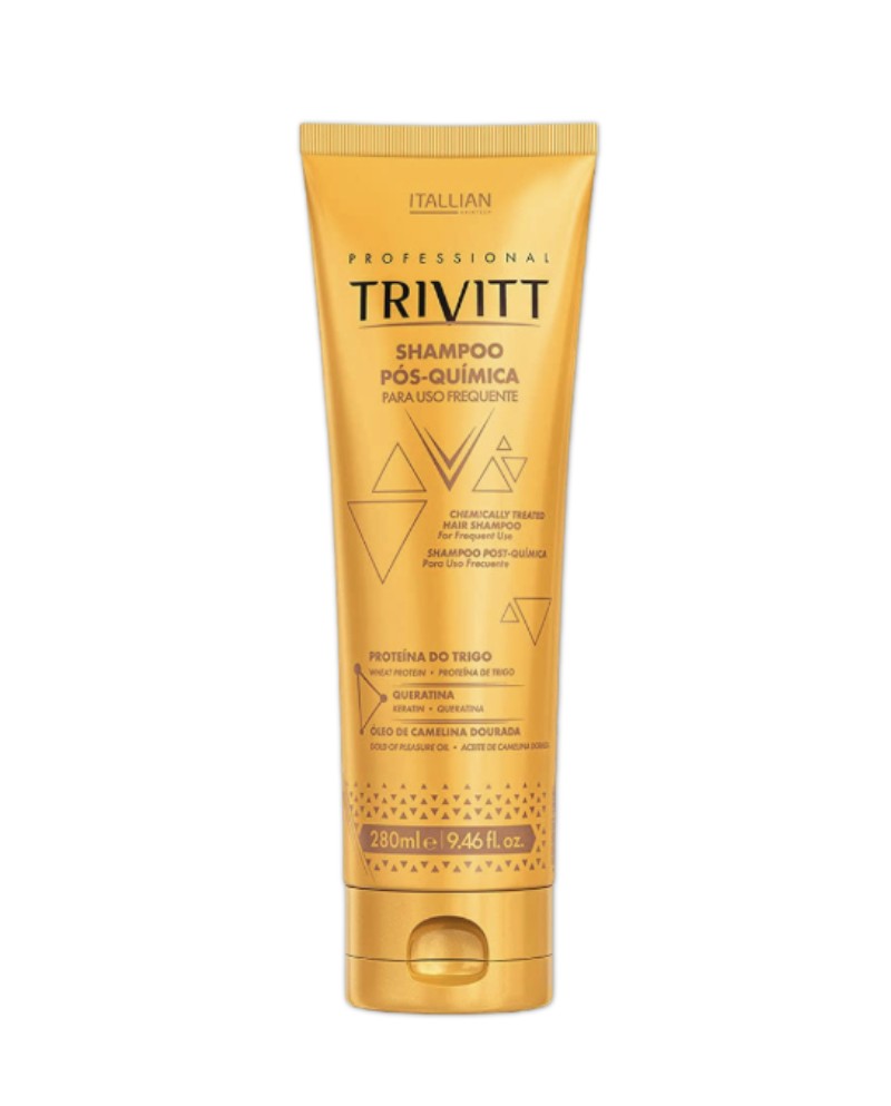 Shampooing Post-Chimie Usage Fréquent 280 ml - Trivitt Professional Itallian Hairtech