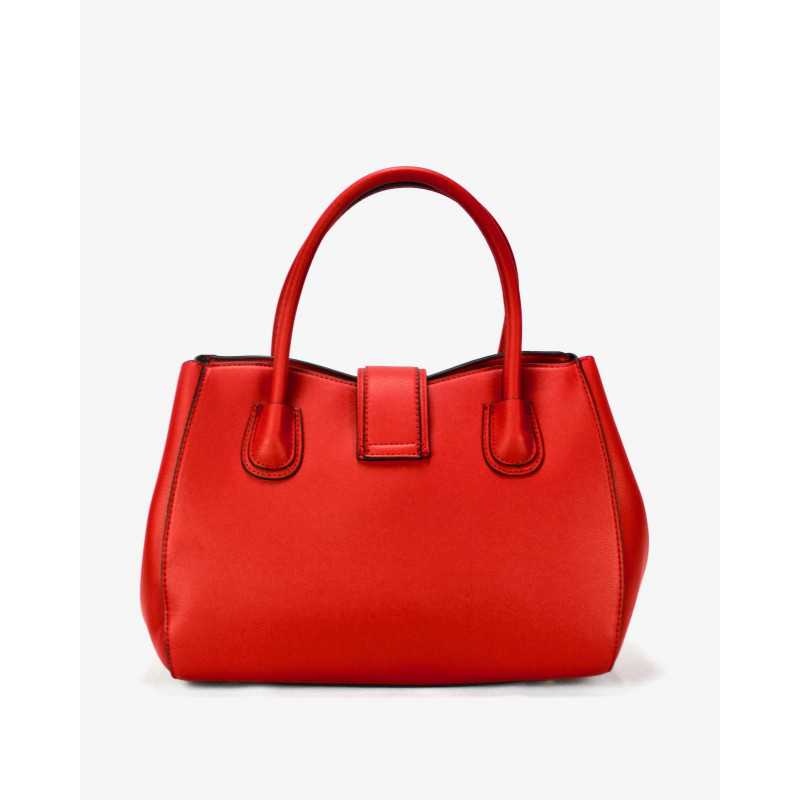 Sac à Main Rouge ou Orange Imitation Cuir