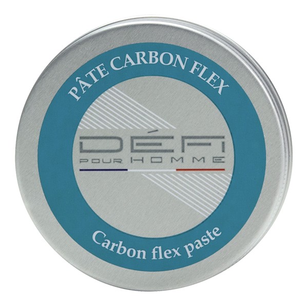 Pâte Carbon Flex 75 ml - Cire de Coiffage Cheveux & Barbe - Défi pour Homme