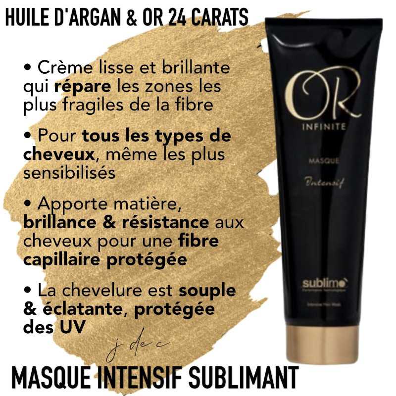 Trio Soin Luxe Or Infinite Sublimo - Routine Cheveux Doux et Brillants
