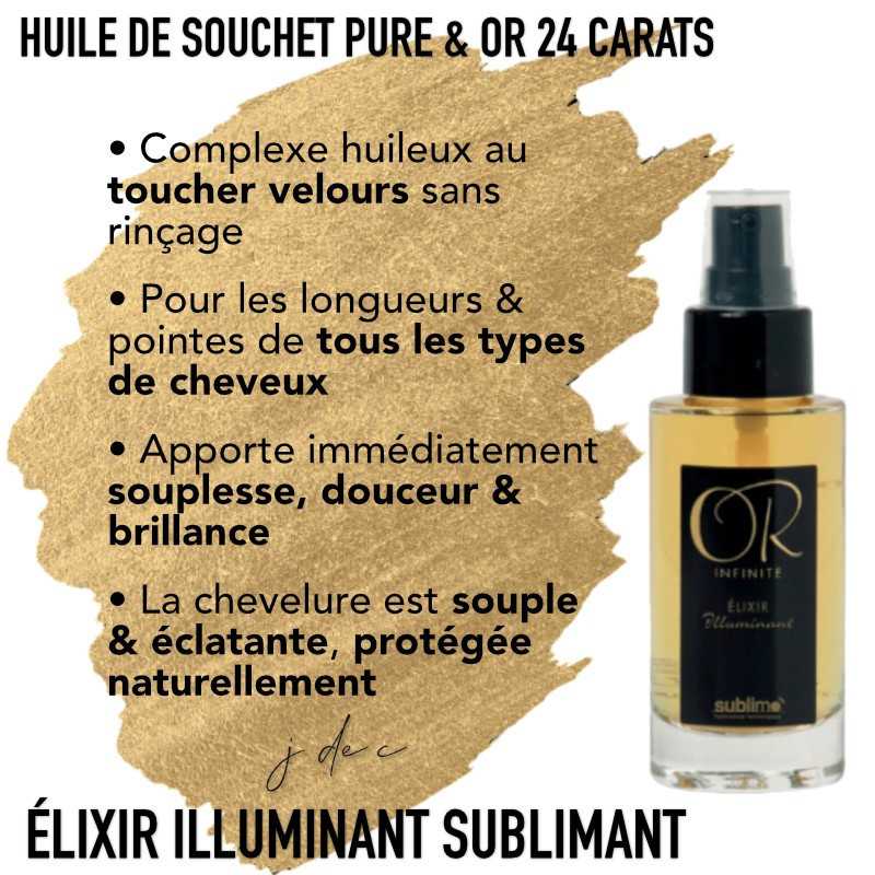 Trio Soin Luxe Or Infinite Sublimo - Routine Cheveux Doux et Brillants