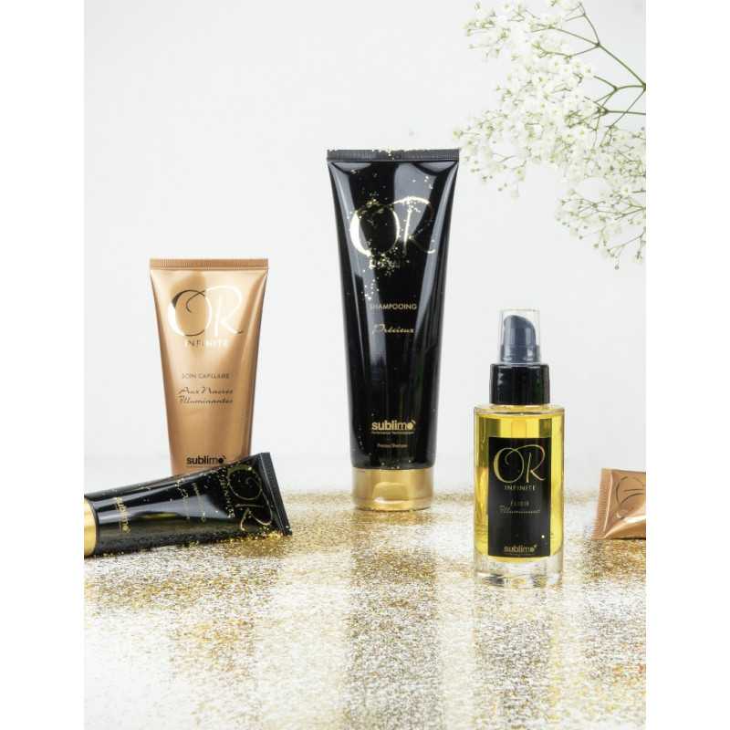 Trio De Soins Deluxe Intense Sublimant Huile d'Argan & Or 24 Carats - Or Infinite - Sublimo