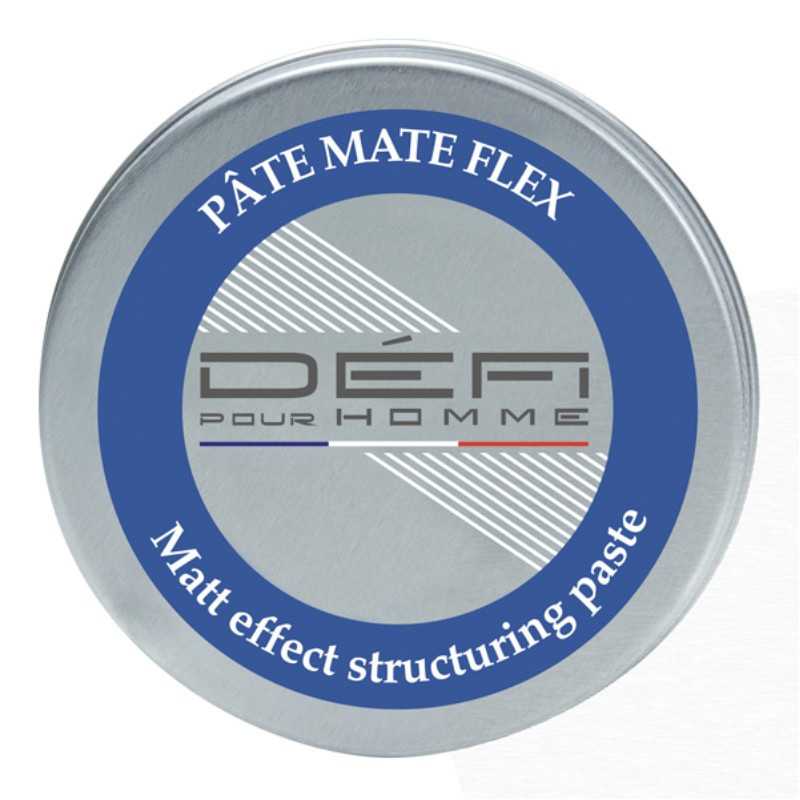 Pâte Mate Flex 75 ml - Cire coiffante souple effet mat - Défi pour Homme