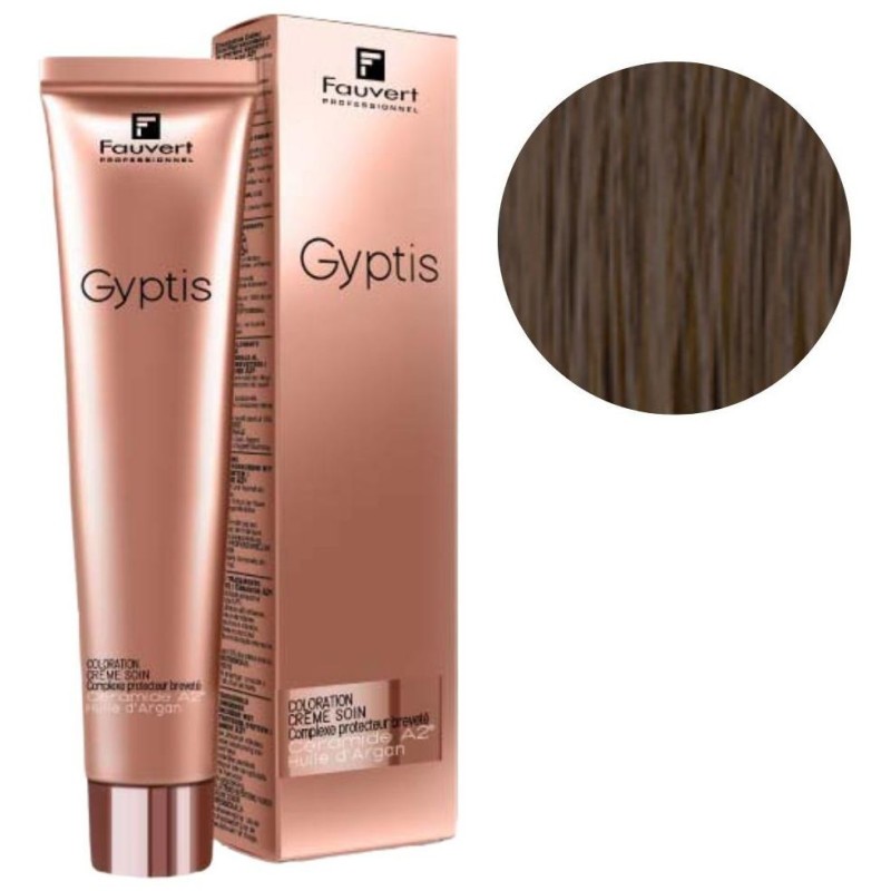 Gyptis 6/1 Blond Foncé Cendré 100 ml FAUVERT Professionnel - Coloration Crème Soin