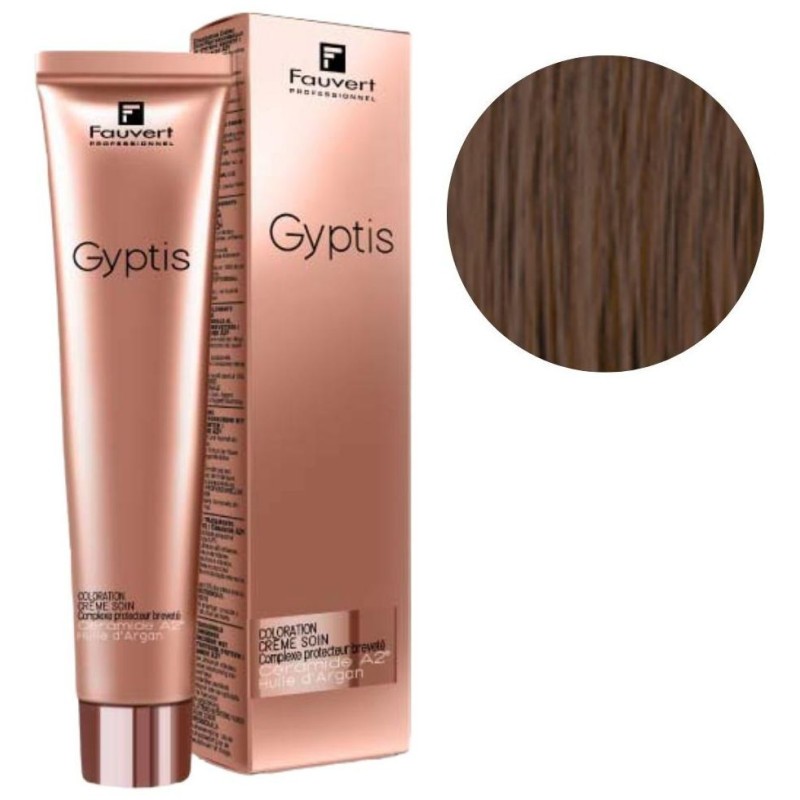 Gyptis 6/3 Blond Foncé Doré 100 ml FAUVERT Professionnel - Coloration Crème Soin