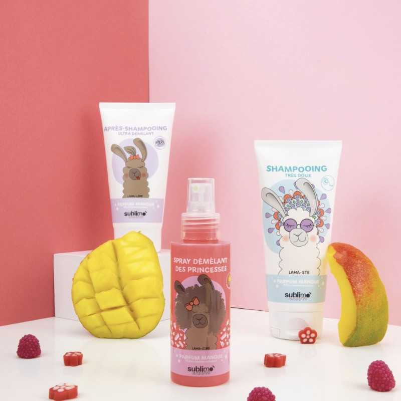 Spray Démêlant des Princesses 100 ML - Parfum Mangue - Sublimo Enfants