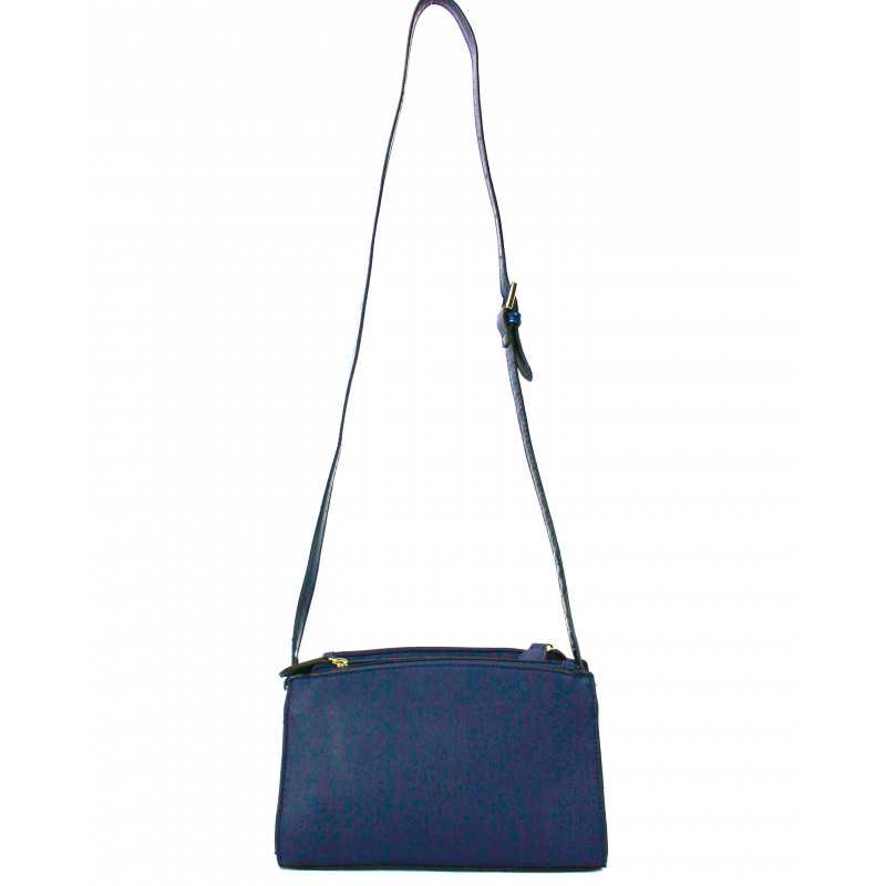 Sac à Main Imitation Cuir et Croco Rouge ou Marine