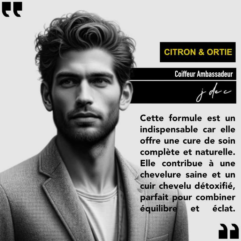 Shampooing Détoxifiant Équilibrant 250 ml Citron & Ortie - Douceur Nature Sublimo