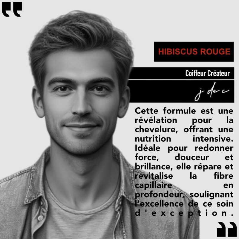 Cheveux Secs Routine de Soins Nutrition Intensive Hibiscus Rouge- Douceur Nature - Sublimo