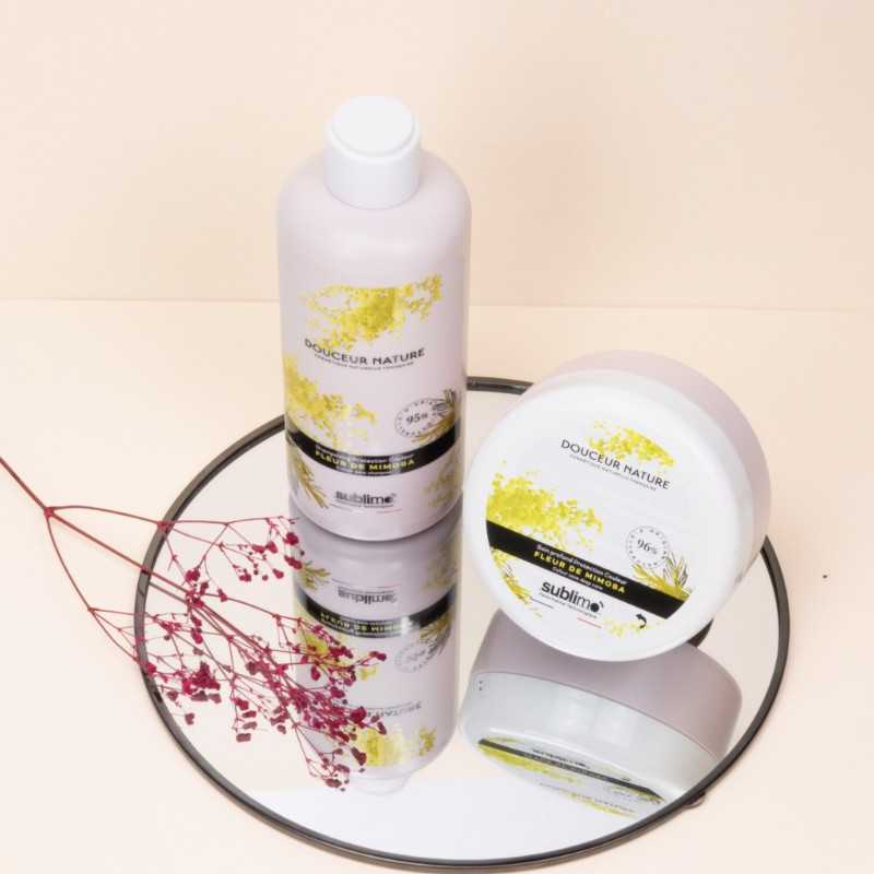 Cheveux Colorés Routine de Soins Fleur de Mimosa • DOUCEUR NATURE • SUBLIMO