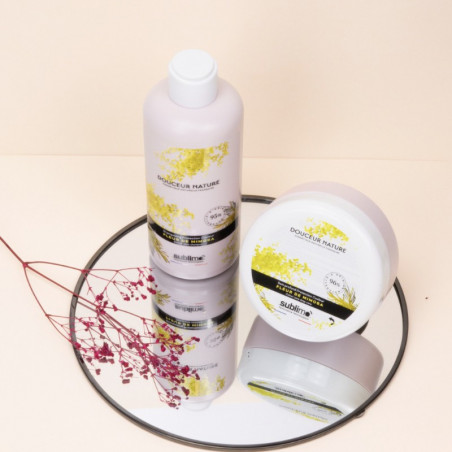 Cheveux Colorés Routine de Soins Fleur de Mimosa • DOUCEUR NATURE • SUBLIMO