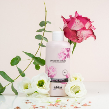 Duo de Soins Cheveux Fins Douceur Nature Sublimo - Shampooing Volume Matière & Fluide Bi-Phase Sublimant Démêlant