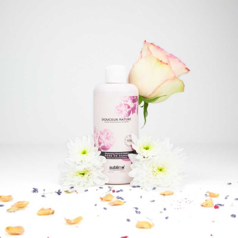 Trio Shampooings Volume et Matière 3x250 ml Rose de Damas - Douceur Nature Sublimo