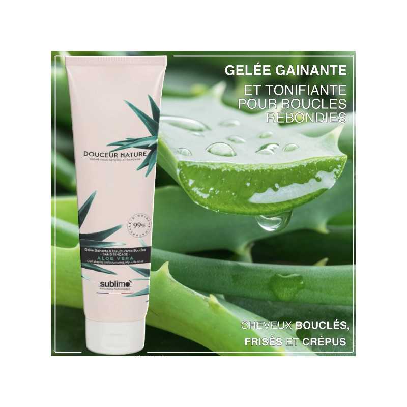 Coffret Cadeau Routine de Soin Cheveux Bouclés Aloe Vera - Douceur Nature Sublimo
