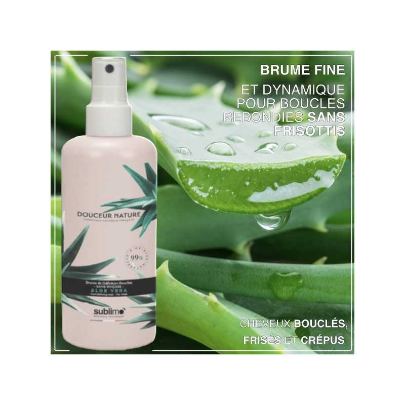 Coffret Cadeau Routine de Soin Cheveux Bouclés Aloe Vera - Douceur Nature Sublimo