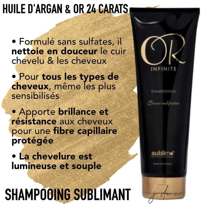 Pack 3 Shampooings Précieux Sublimants Or Infinite Sublimo