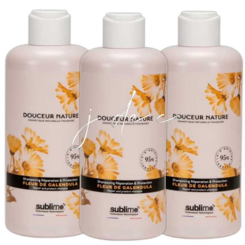 Trio Shampooings Fleur de Calendula Douceur Nature Sublimo