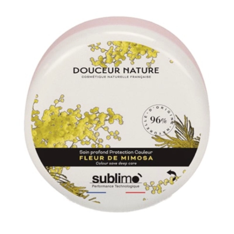 Soin Profond Protection Couleur 150 ml Fleur de Mimosa - Douceur Nature - Sublimo | Soin des Cheveux Colorés