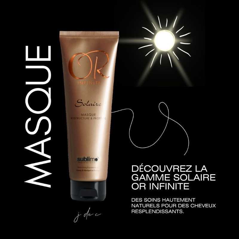 Soins Cheveux Exposés au Soleil - Rituel Solaire Or Infinite Sublimo