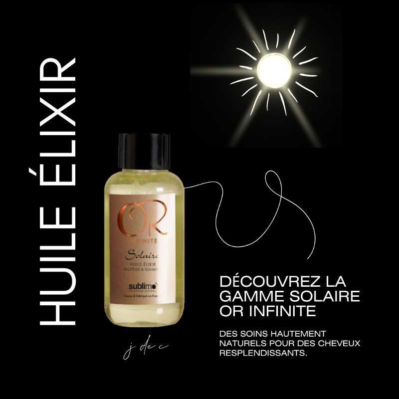 Soins Cheveux Exposés au Soleil - Rituel Solaire Or Infinite Sublimo