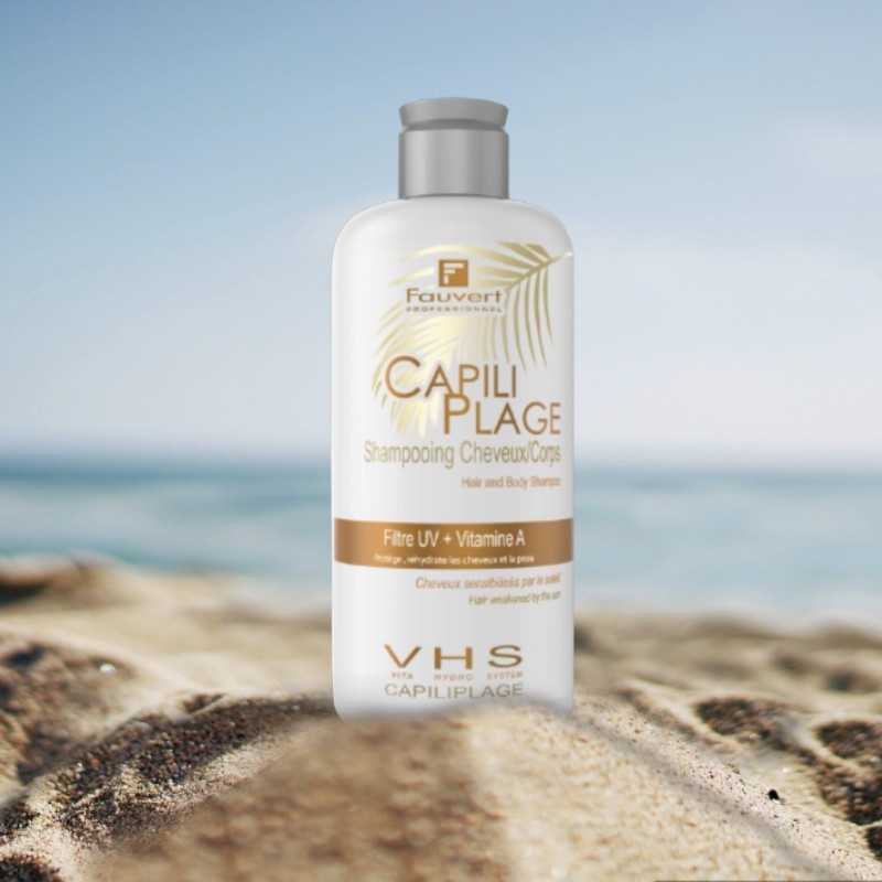 Trio Shampooings Cheveux & Corps Capiliplage - Fauvert Professionnel - Cheveux Sensibilisés par le Soleil