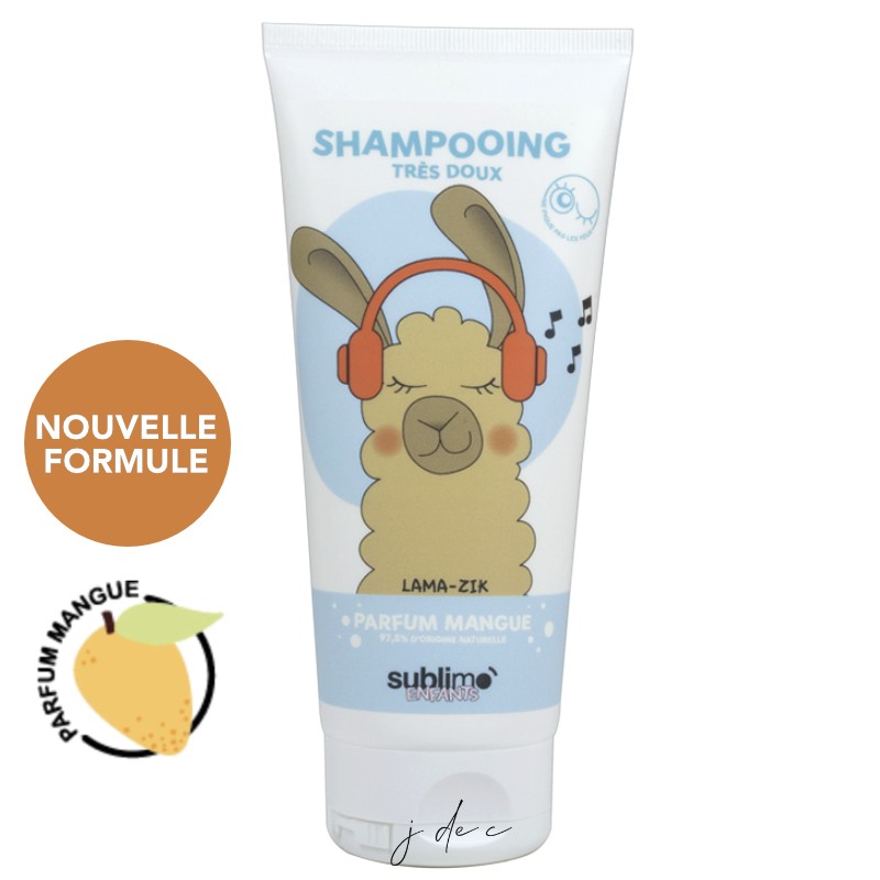 Shampooing Très Doux Enfants 200 ML - Parfum Mangue - Sublimo Enfants