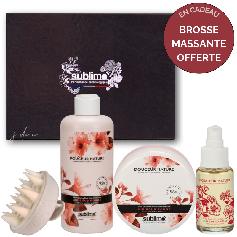 Coffret Cadeau | Routine Soins Cheveux Secs à Très Secs - Douceur Nature Sublimo