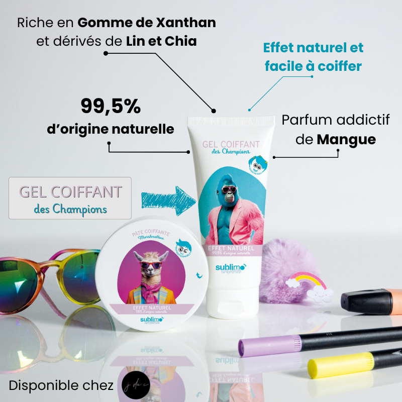 Gel Coiffant des Champions - Sublimo Enfants