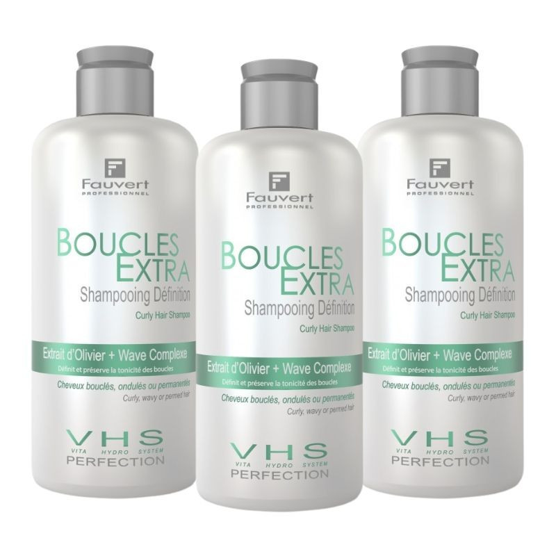 Trio Shampooing Définition Boucles Extra 3x250 ml - FAUVERT Professionnel