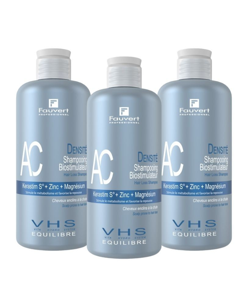 Trio Shampooing Biostimulateur AC Densité 3x 250 ml - FAUVERT Professionnel