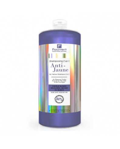 Shampooing Soin 2 en 1 Anti-Jaune 1 litre - FAUVERT Professionnel