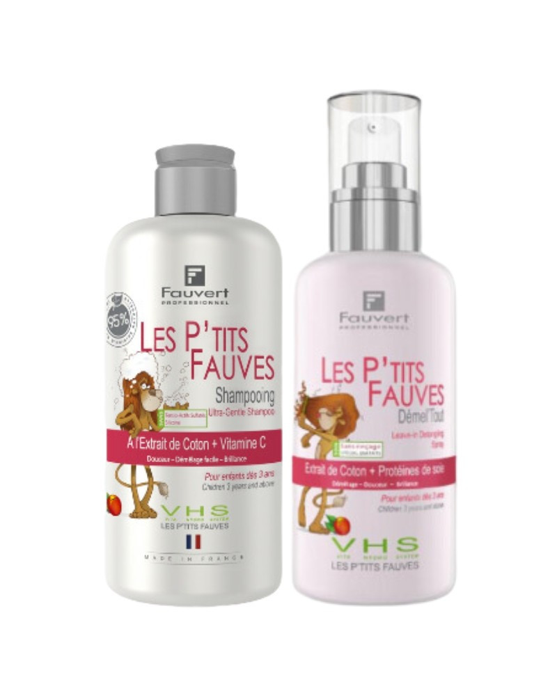 Duo Shampooing & Soin Démêlant pour Enfant - FAUVERT | Les P'tits Fauves