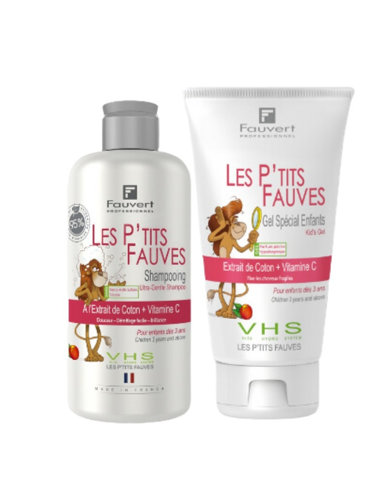 Duo Shampooing Enfant et Gel Coiffant Les P'tits Fauves - FAUVERT