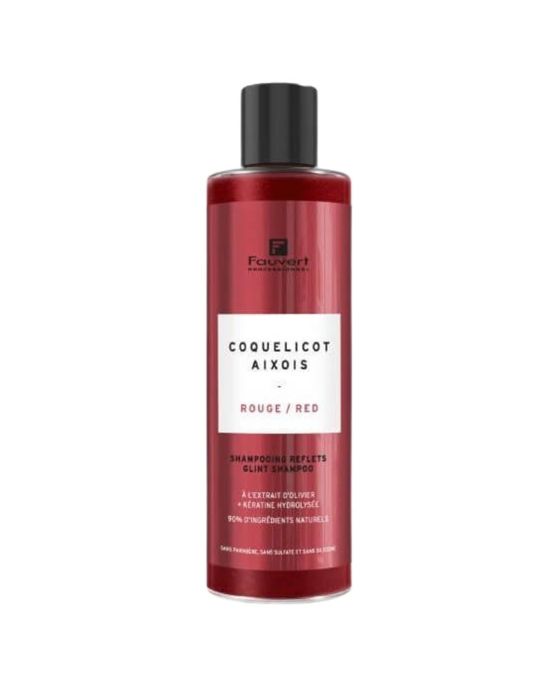 Shampooing Pigmenté Reflets Rouges • Coquelicot Aixois • FAUVERT Professionnel