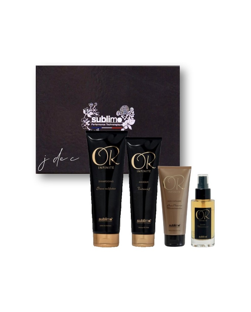 Coffret Cadeau Deluxe Cheveux Sublimés - Or Infinite Sublimo