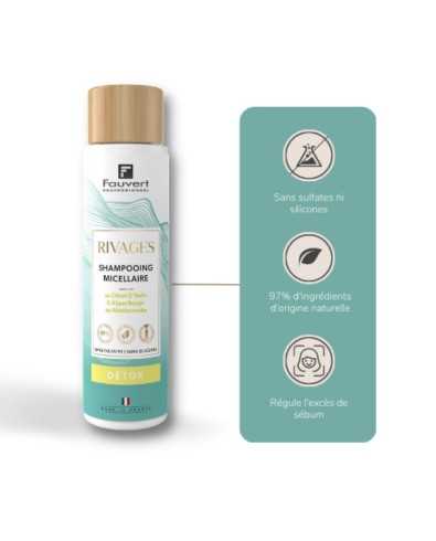 Shampooing Micellaire Détox - Rivages FAUVERT | 250 ml 2