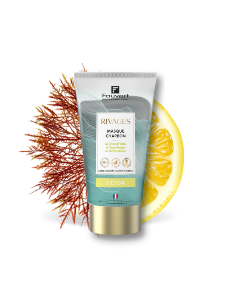 Masque Détox Charbon - Rivages FAUVERT | 150 ml