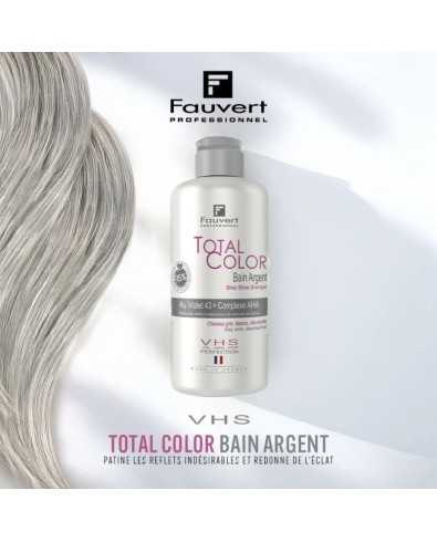 Bain Argent Shampooing Neutralisant - Total Color | FAUVERT Professionnel 2